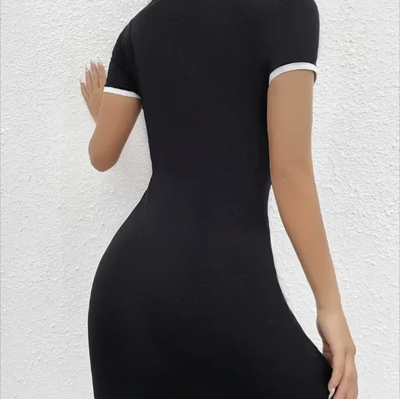 Black bodycon dress - Picture 3 of 3